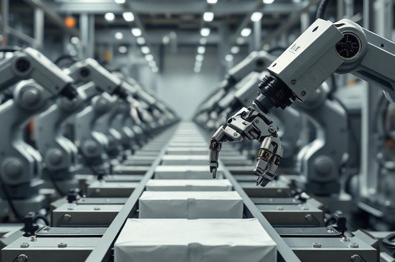 水泥磚高效智能碼垛系統(tǒng)