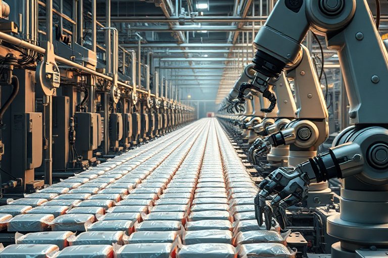 水泥成品碼垛機器人