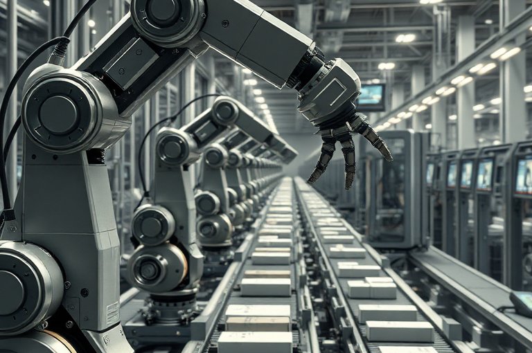 機床機器人自動化上料下料方案